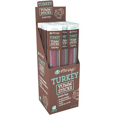 Etta Says! Yumm Sticks!  Turkey Flavor (24 Count)