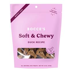 Bocces Bakery Dog Soft And Chewy Duck 6oz  (3pack)