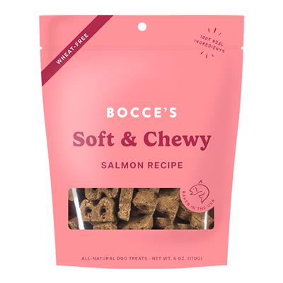 Bocces Bakery Dog Soft And Chewy Salmon 6oz  (3pack)