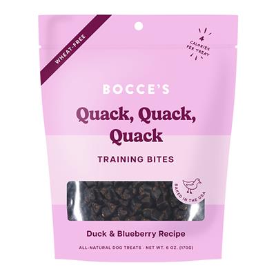 Bocces Bakery Dog Training Quack Quack 6oz. (3pack)