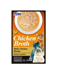 Inaba Chicken Broth Side Dish For Cats Chicken 1.76oz. (Case of 8)