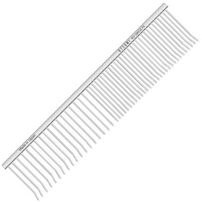 7.5" Curved Tip ECO Special #4 Comb Silver by Utsumi