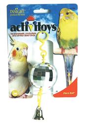 JW Pet ActiviToy Disco Ball Bird Toy Multi-Color 1ea/SM/MD