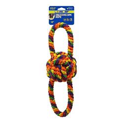 PETSPORT Kaleidoscope Double Handle Knot Ball 14"
