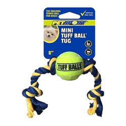 PETSPORT Tuff Ball Tug Mini 9" Rope w/1.5" Ball
