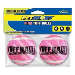 PETSPORT Tuff Balls Pink 2.5" 2pk