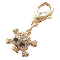 Gold Crossbones Charm