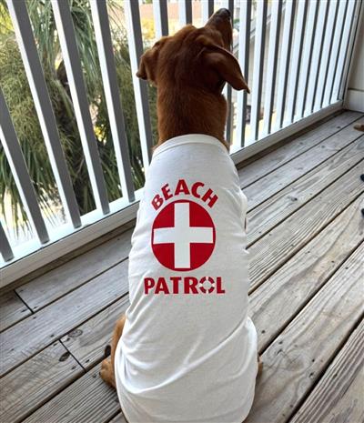 Beach Patrol Dog Tank Shirt