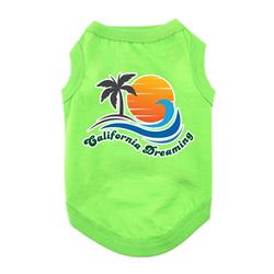California Dreaming Dog Shirt - Flash Green