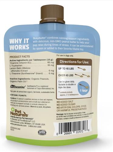 Pet Naturals Busy Butter Calming Peanut Butter