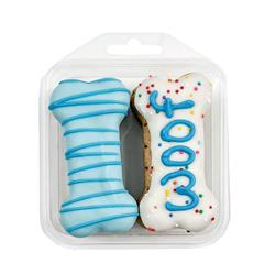 Bosco & Roxy's | Birthday 2025 | Prepackaged 4pk Blue Woof It Up Bones | 12/case