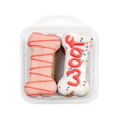 Bosco & Roxy's | Birthday 2025 | Prepackaged 4pk Pink Woof It Up Bones | 12/case
