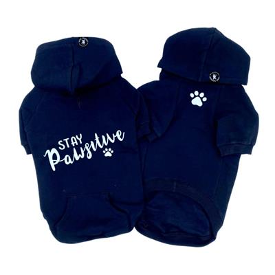 Hooded Sweatshirt For Dogs | Stay Pawsitive