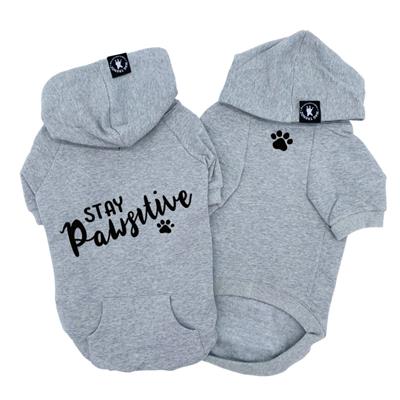 Hooded Sweatshirt For Dogs | Stay Pawsitive
