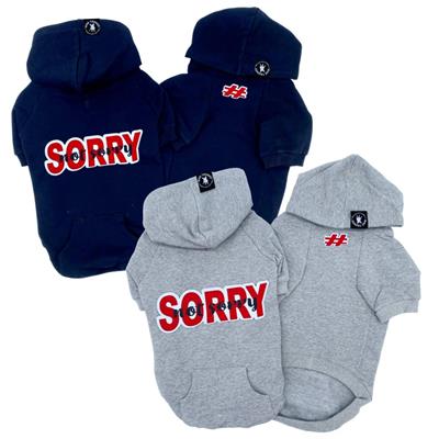 Hooded Sweatshirt For Dogs | Sorry Not Sorry