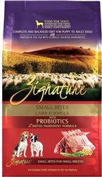 Zignature Dog 4Lb.  Small Bite Lamb