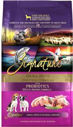 Zignature Dog 4Lb.  Small Bite Zssentials