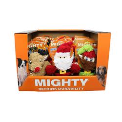 Mighty® Microfiber Ball Elf, Santa & Reindeer PDQ - 15 Units