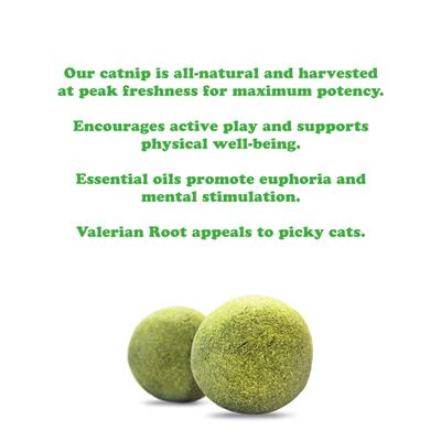Kalico Kush Compressed Catnip Ball Refill - 2 pack