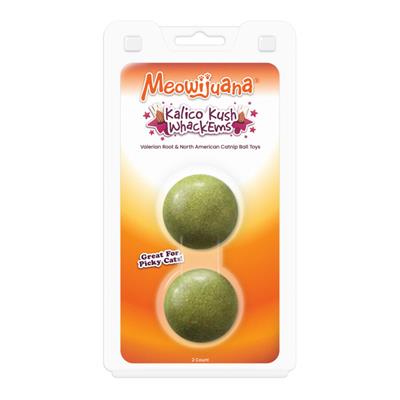 Kalico Kush Compressed Catnip Ball Refill - 2 pack