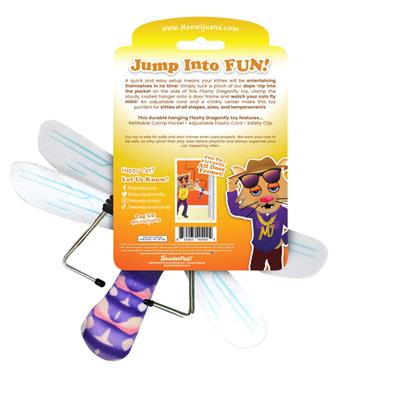 Jump 'n' Jamb Dragonfly Catnip Teaser Toy