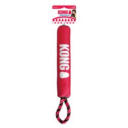 KONG Signature Stick with Rope Dog Toy Red, 1ea/MD
