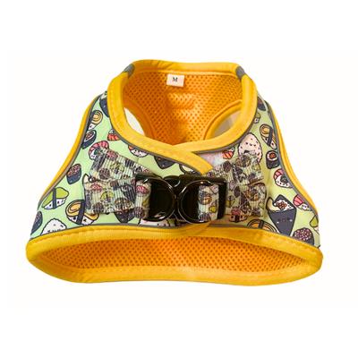 Sushi Print Dog Harness | Small Dog Harness | Cat Harness | Step-In No-Pull Harness | Eco-Friendly Vest Style | Soy Cute