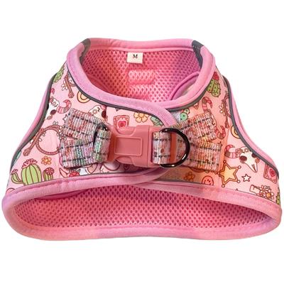 Western Pink Dog Harness | Small Dog Harness | Cat Harness | Step-In No-Pull Harness | Lightweight Eco-Friendly Dog Vest | Desert Darling