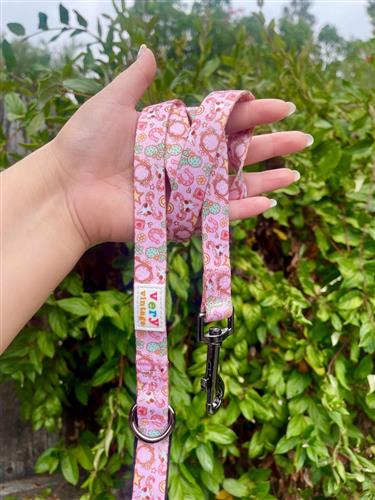 Western Dog Collar | Pink Cactus Print Collar | Adjustable Dog Collar | Eco-Friendly Pet Collar | Desert Darling