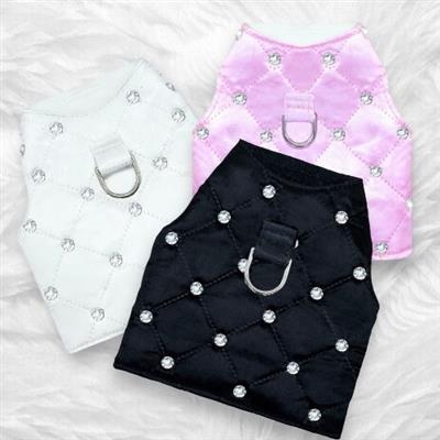 Glamour Baby Dog Harness: Caviar