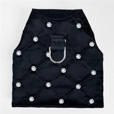Glamour Baby Dog Harness: Caviar