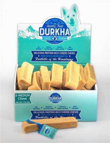 4 Oz Durkha Dog Chew PDQ - X-Medium