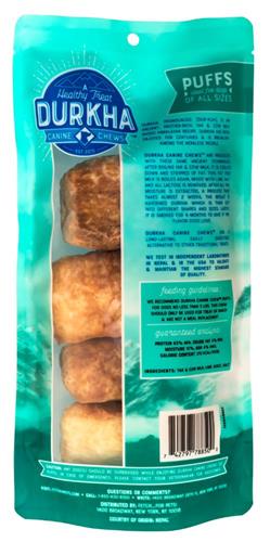 3.5 Oz Durkha Dog Chew Packaged Puffs
