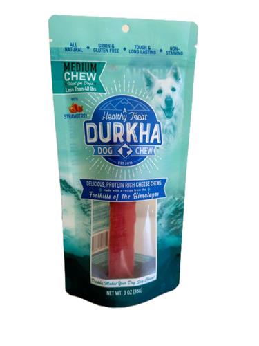 Durkha Cheese Chew - Strawberry - 1 Pack