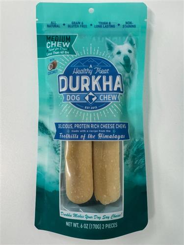 Durkha Cheese Chew - Coconut - 2 Pack