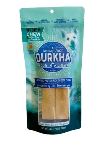 Durkha Cheese Chew - Peanut Butter - 2 Pack
