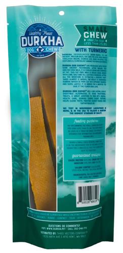 4 Oz Durkha Cheese Chew Turmeric - Small