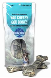 Yak Cheesy Cod Bones 7" - with Durkha Cheese