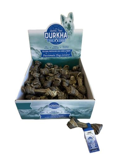 Cod Skin Knotted Bone - Large - PDQ