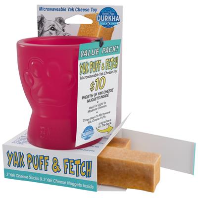 Yak Puff& Fetch - Pink - Toy
