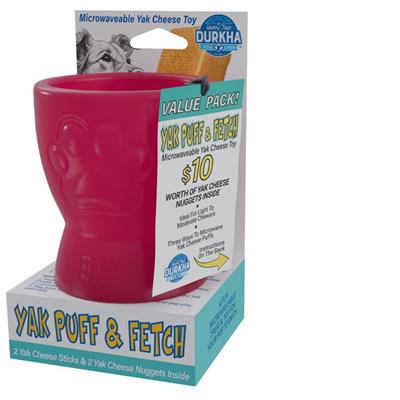 Yak Puff& Fetch - Pink - Toy