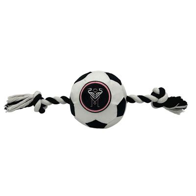 Inter Miami Soccer Ball Rope Toy
