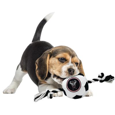 Inter Miami Soccer Ball Rope Toy