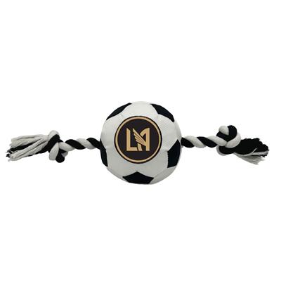 Los Angeles FC Soccer Ball Rope Toy