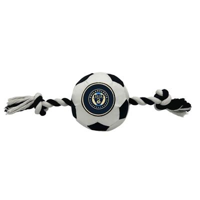 Philadelphia Union Soccer Ball Rope Toy