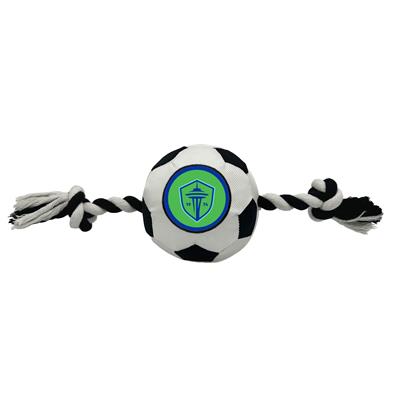 Seattle Sounders FC Soccer Ball Rope Toy