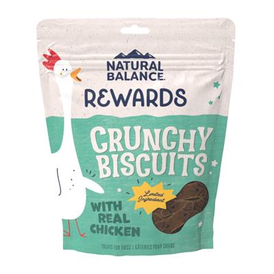 Natural Balance Pet Foods Rewards Crunchy Biscuits Small Breed Dog Treats Chicken & Sweet Potato 1ea/14 oz