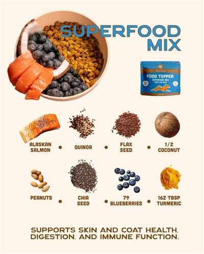 NEW!!! Superfood Dog Food Topper - 7oz
