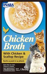 Inaba Cat Broth Chicken Scallop 1.76oz. (6 Count)