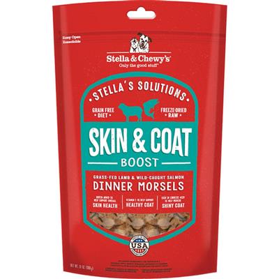 Stella and Chewys Solutions Skin and Coat Boost Freeze-Dried Duck 7.5oz.